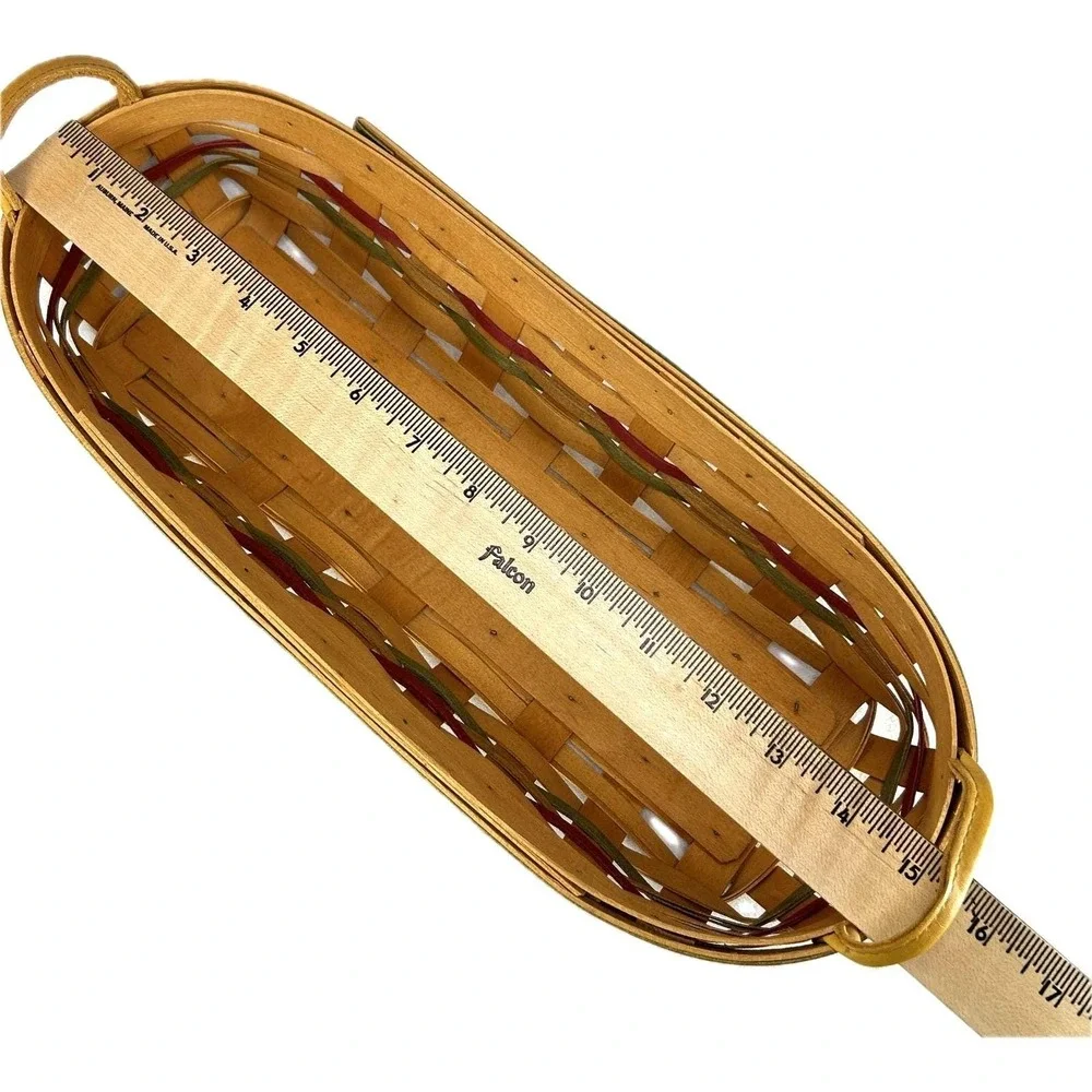 Longaberger 2000 Autumn‎ Reflections Small HARVEST BLESSINGS BASKET 2 Protectors